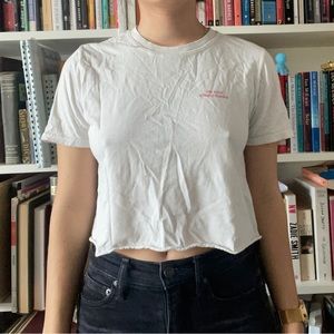 UO Crop Top “Only the Strong Survive”